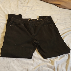 Kim Kardashian Size 14 Curvy‎ Skinny Black Leggings